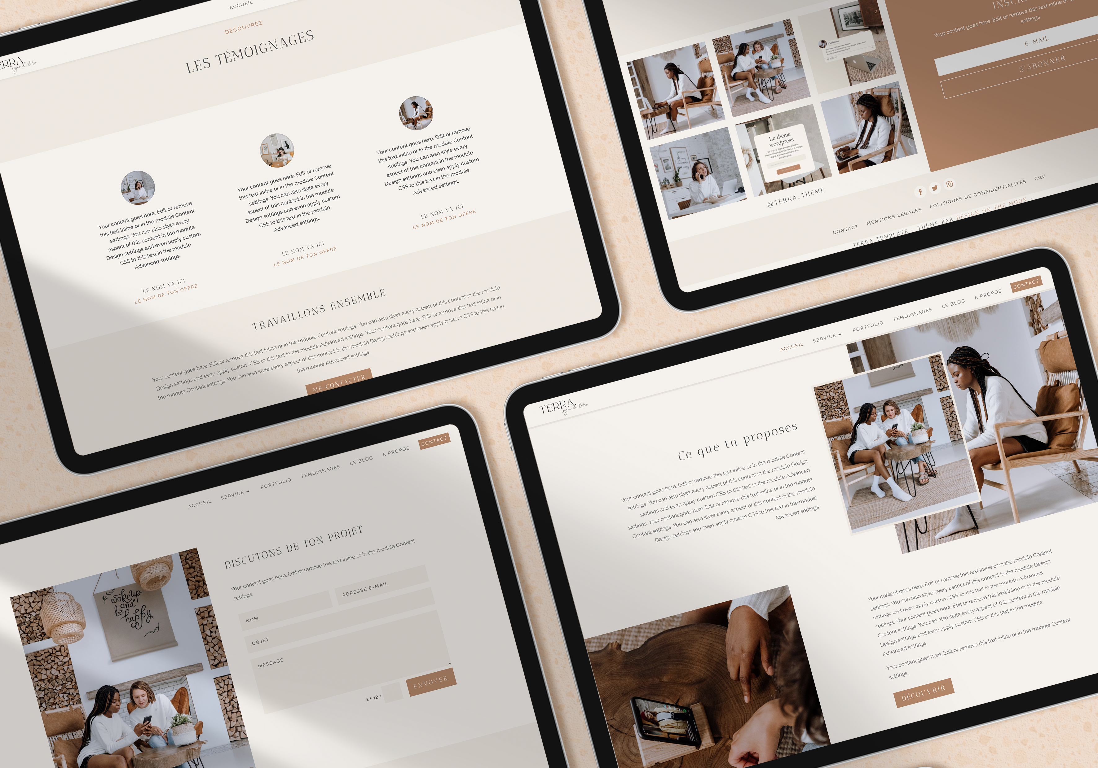 Terra4 les thèmes wordpress thème terra